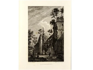 PAOLINZELLA ROVINE DEL MONASTERO CISTERCENSE originale acciaio v. Wagner a Keux - Foto 1 di 3