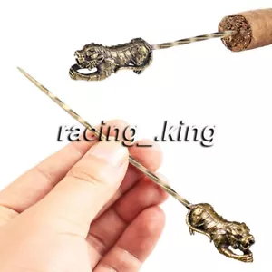 Vintage Brass Tigar Cigar Needle Cigar Draw Enhancer Tool Cigar Accessories - Picture 1 of 5