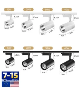 Foco de pista LED COB accesorio de techo lámpara de iluminación de riel 12W/20W/30W/40W - Imagen 1 de 33
