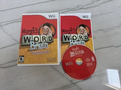 Margot's Word Brain - Nintendo Wii Complete Game in Box with Manual Included - Image 1 of 2