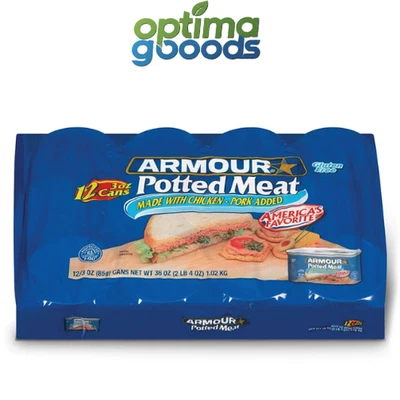 Carne en maceta Armour con pollo y cerdo, 3 oz, paquete de 12 - sabrosa y conveniente. Foto 1 de 4