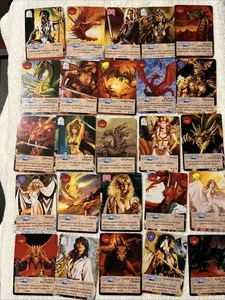 Spellfire CCG First Edition UR Chase Cards Set 1-25 Complete - Picture 1 of 8
