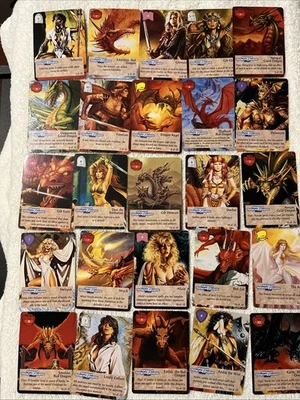 Spellfire CCG First Edition UR Chase Cards Set 1-25 Complete LP - Image 1 of 4