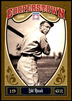 Edd Roush 2013 Panini Cooperstown #16 Reds MLB LEER ENVÍO GRATUITO AutographDen Foto 1 de 2