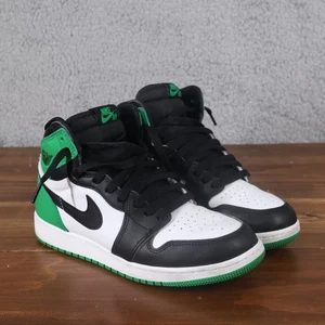 Nike Shoes Youth 6Y Lucky Green Air Jordan 1 Retro High OG GS Sneaker FD1437 031 - Picture 1 of 12