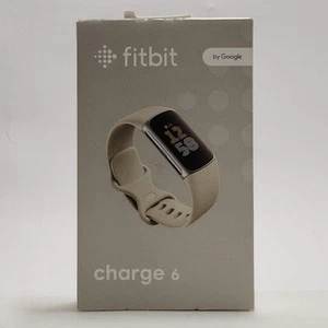Nuevo rastreador de ejercicios Fitbit Charge 6 con GPS plateado GA05185NA - Imagen 1 de 4