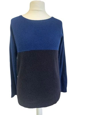 Suéter Jersey Uniqlo Mezcla Lana Alpaca Color Bloque Rayas Gran Tamaño XS/S Color Foto 1 de 4