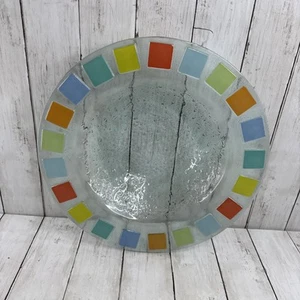 Vintage Villeroy & Boch Twist Alea Vitrum Coastal Colors 15,5" Buffetschüssel - Bild 1 von 7