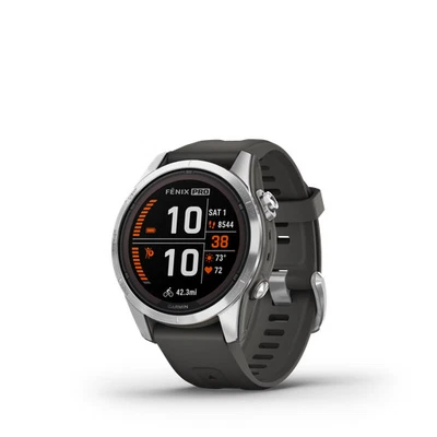 Garmin FENIX 7S Pro - Solar Edition Multisport-Smartwatch graphit - Bild 1 von 4