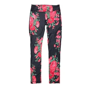 Albion Antigua Floral Print Intention Compression High-Waisted Leggings Medium - Picture 1 of 9