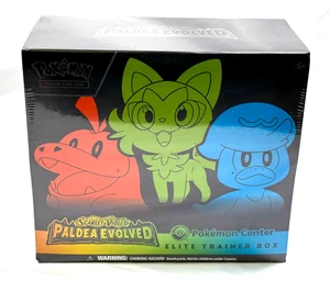 Pokemon Center Exclusive Paldea Evolved Elite Trainer Box Sealed ETBStock #ETB01 - Bild 1 von 9