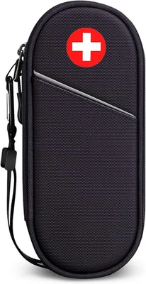 BESUCHE DEN SITHON-STORE SITHON Epipen Medical Tragetasche, Tragbare Notfalltasche Isolierte Medikament T