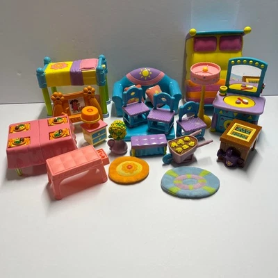 Dora la Exploradora REEMPLAZO Piezas Muebles Cama Silla Sofá Mesa Comida Etc. Foto 1 de 4