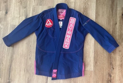 Gracie Barra Azul Pro-Rosa Edición Mujer Gi Talla F2 - Nunca Usado Foto 1 de 4
