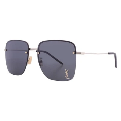Gafas de sol Saint Laurent negras cuadradas para dama SL 312 M 013 58 SL 312 M 013 58 Foto 1 de 4