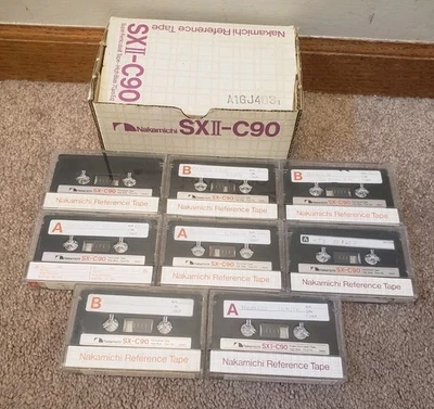 8 Nakamichi SX-C90 Cassette Reference Tape Super Ferricobalt High Bias - Image 1 of 4