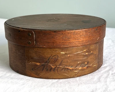 Antique 19th C  Murdock & Co Mass Primitive Pantry Box with Nutmegs Label - Image 1 of 4
