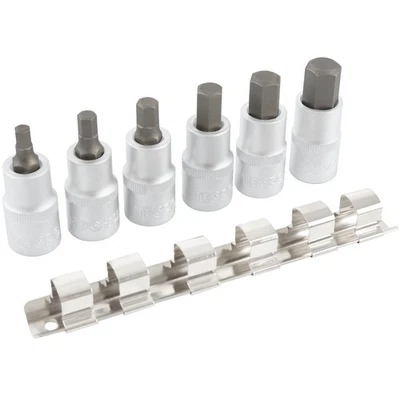 INNENSECHSKANT STECKSCHLÜSSEL SATZ 6-14mm 1/2 ZOLL SECHSKANT für INBUS SCHRAUBEN - Bild 1 von 4