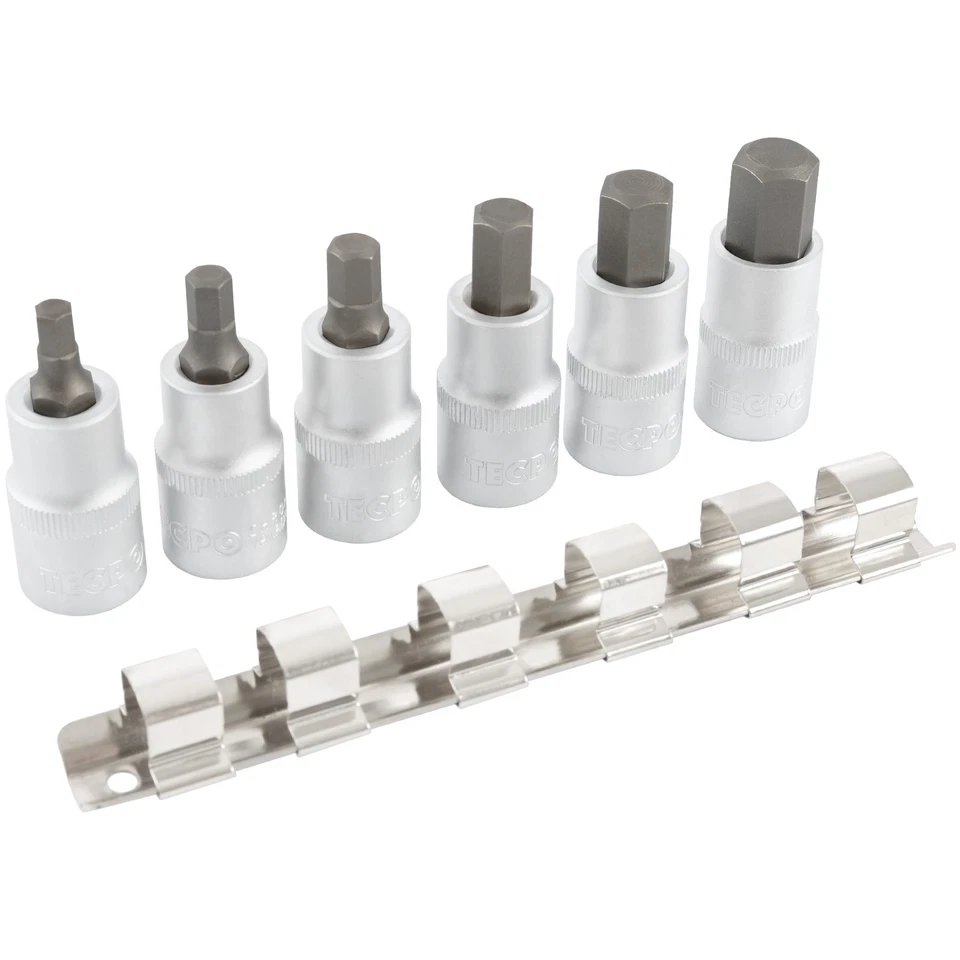 INNENSECHSKANT STECKSCHLÜSSEL SATZ 6-14mm 1/2 ZOLL SECHSKANT für INBUS SCHRAUBEN - Bild 1 von 4