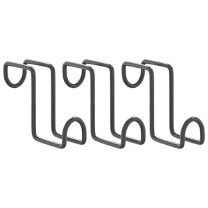 3 Trensenhalter Stahl Schwarz Wandhaken Stall Sattelkammer Garage Aufbewahrung - Bild 1 von 11