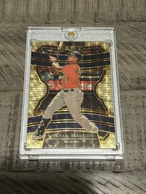 Panini Select 2020 - Michael Brantley #58 Prizm Superfractor vinilo dorado 1/1 Foto 1 de 2