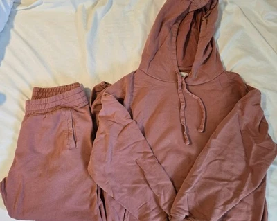 Offline by Aerie Mauve Color Sweat Set Womens Size Small - Image 1 of 3