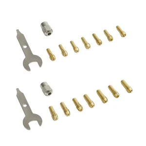 Brass Collet For DremelReplacement 4485 Quick Change Rotary Drill Nut Tool Set - Picture 1 of 9