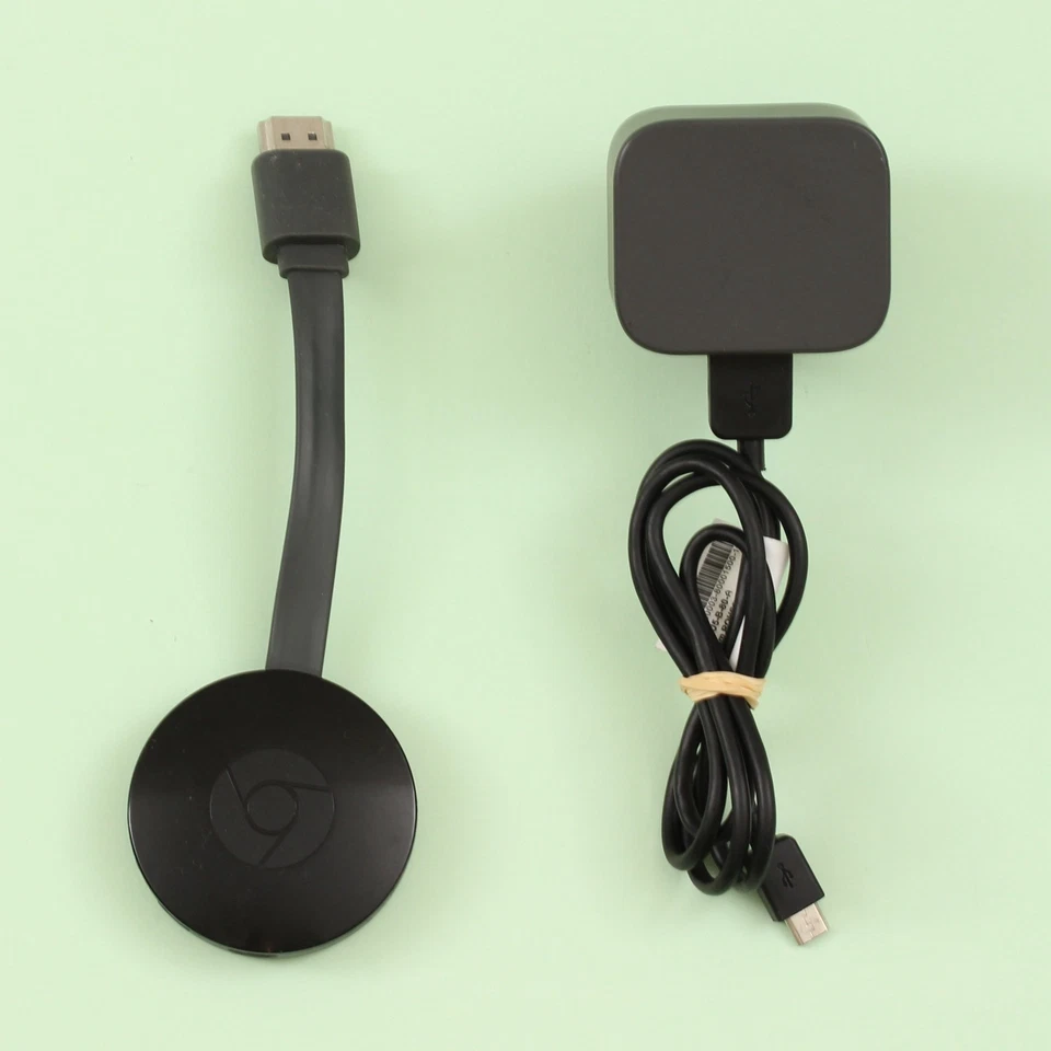 Google Chromecast (2nd Generation) Media Streamer (Black) [NC2-6A5] - Image 1 of 4