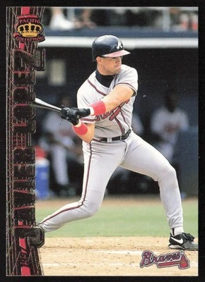 1997 Pacific Crown Collection Javy Lopez #239 Atlanta Braves - Imagem 1 de 2