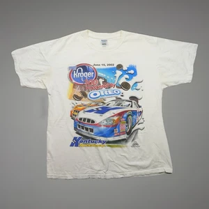 Vintage 2002 Kentucky Speedway Racing Kroger 300 Oreo Motor Sports Sz XL Gildan - Picture 1 of 10