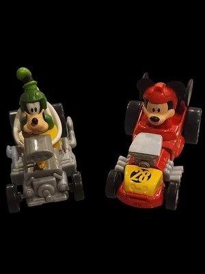 Disney's Mickey & the Roadster Racers Die Cast Cars Mattel 2016 Goofy & Mickey - Image 1 of 4