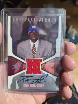 2000-01 SPx SPx Rookie Jersey Auto /900 Darius Miles #133 Rookie Auto RC - Imagem 1 de 2