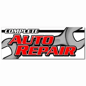 COMPLETO AUTO RIPARAZIONE DECALCOMANIA adesivo auto meccanico trasmissione pneumatici - Foto 1 di 1