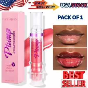 Ultra-Hydrating & Nourishing, Glossy Finish Plumping Lip Glow Oil | FAST SHIP US - Picture 1 of 10