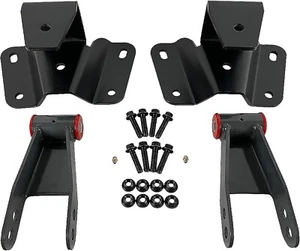4" Drop Kit Leveling Lowering Shackles Hangers For 1973-1996 Ford F150 F100 - Picture 1 of 13
