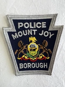 VTG Police Mount Joy Pennsylvenia BOROUGH Rare 3.8’x 4’ Brand New - Picture 1 of 5