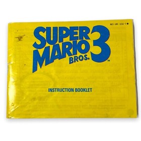 Super Mario Bros. 3 Nintendo NES solo manuale libretto istruzioni NES-UM-USA-1