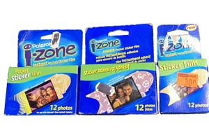 (3x) NEW SEALED Polaroid I-Zone Instant Pocket Sticker Film 12 Photos Each - Picture 1 of 7