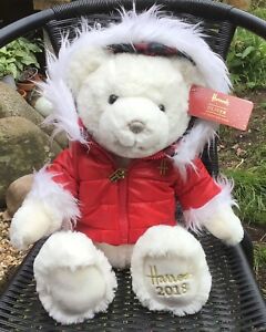 Harrods 2018 Christmas / Xmas Teddy Bear with tag - named Oliver