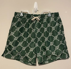 Maison Article Shoe Palace Green Paisley Shorts Mens 2XL Hybrid Style NWOT - Picture 1 of 8