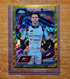 2024 Topps Chrome F1 Formula 1 Logofractor Gold /50 Kacper Sztuka #50 - Zdjęcie 1 z 2
