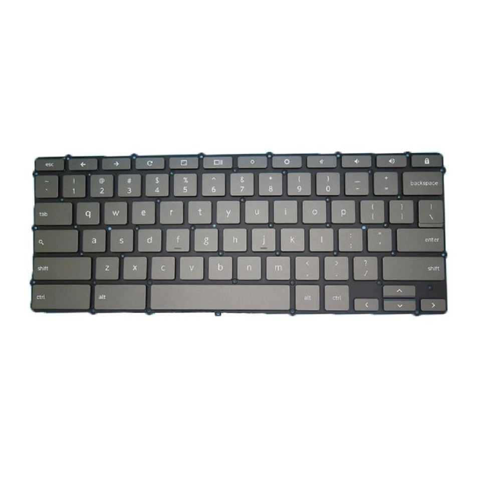 Laptop Keyboard For Lenovo Flex 5 Chromebook-13ITL6 82M7 English US Gray New - Image 1 of 1