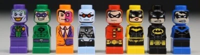 Lego Super Heroes 50003 - Complete 8 Microfig Batman Joker Robin Minifigure New - Image 1 of 2