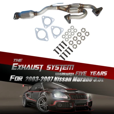Catalyts Converter For Nissan Murano 2003 2004 2005 2006 2007 3.5L Flex Y-Pipe - Image 1 of 4