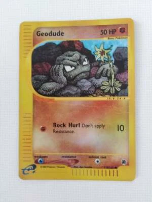 Geodude - 110/165 - Common Reverse Holo Played Expedition - Image 1 of 4