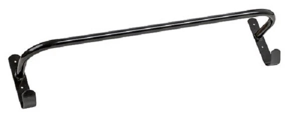 Deckenhalter schwarz aus Metall 91 x 20 cm Schabrackenhalter Pferdedecke 325842