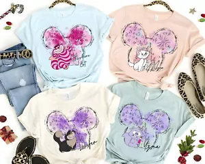 Disney Cat Shirt, Watercolor Disney Castle Unisex Adult Kid Shirt 660600 - Picture 1 of 10