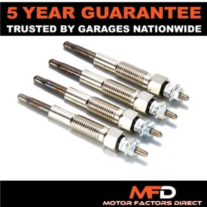 4X FOR MAZDA B2500 2.5 (1998-2003) DIESEL HEATER GLOW PLUGS PLUG FULL SET - Picture 1 of 2