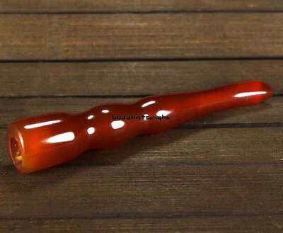 Colgantes de colección amuleto tallado a mano porta cigarrillos ágata roja naturaleza china Foto 1 de 4