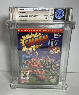 Smash T.V. (Nintendo Entertainment System, 1991) NES WATA 9.4A PRECINTADO Foto 1 de 2